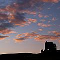 Auchindoun Castle sunrise